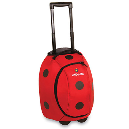 LittleLife Wheelie Duffle Ladybird Childrens Luggage