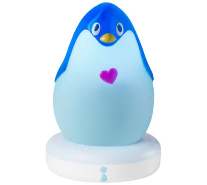 Lumilove Musical Penguin Night Light in Blue